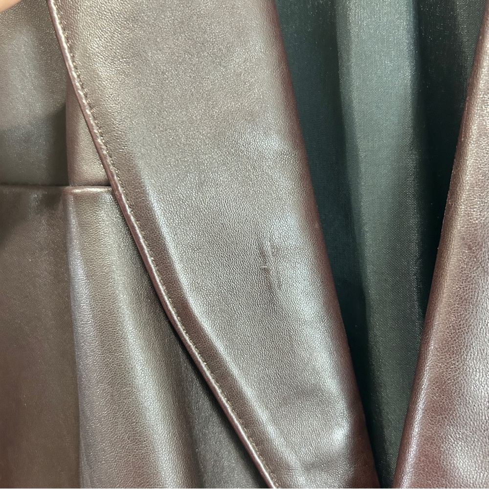 Startown Men’s Vintage Leather Blazer Size 42 Made in the USA - Picture 4 of 12